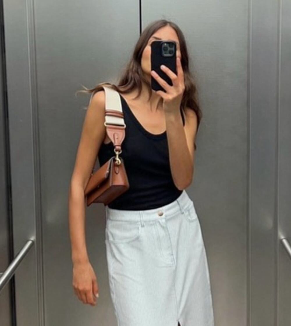 Zara 6587/310 Trendy Brown Faux Leather Mini Bag Shoulder Strap